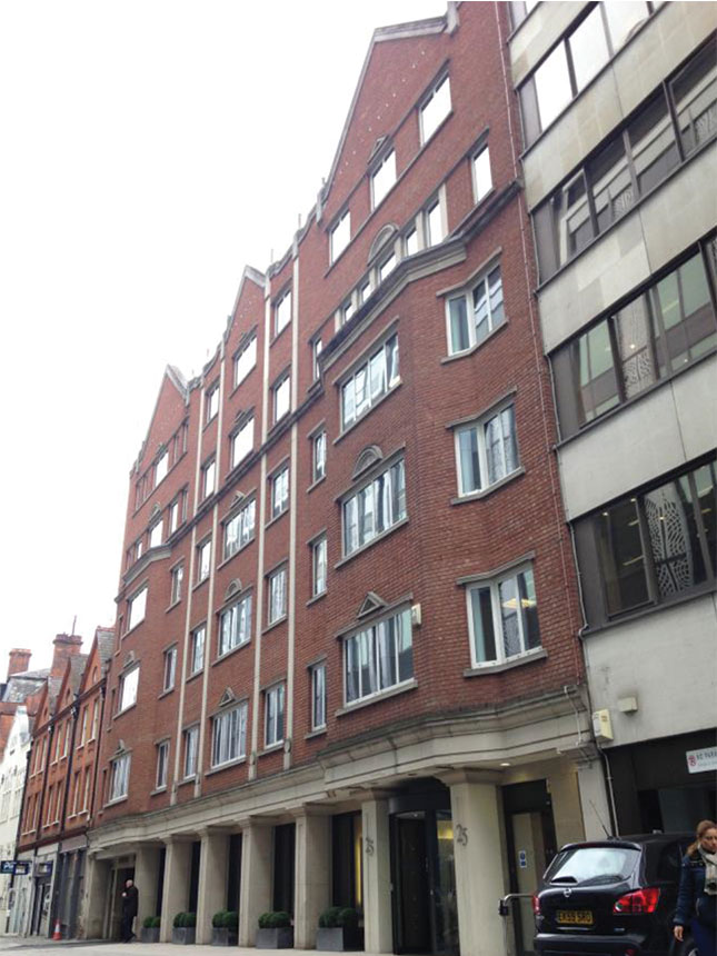 North Row building - London