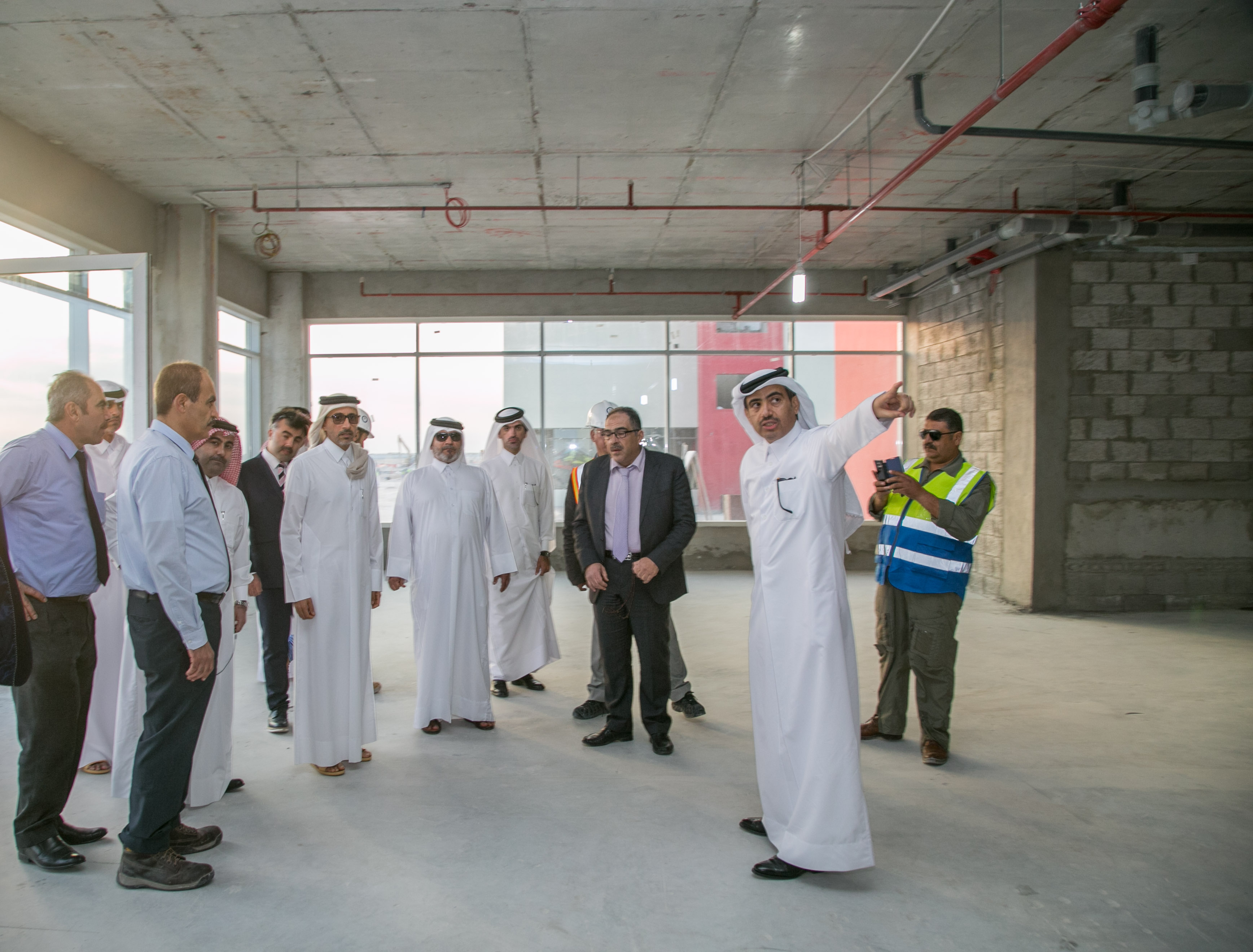 The Chairman Of Barwa Real Estate Company visits Madinat Al Mawater Project