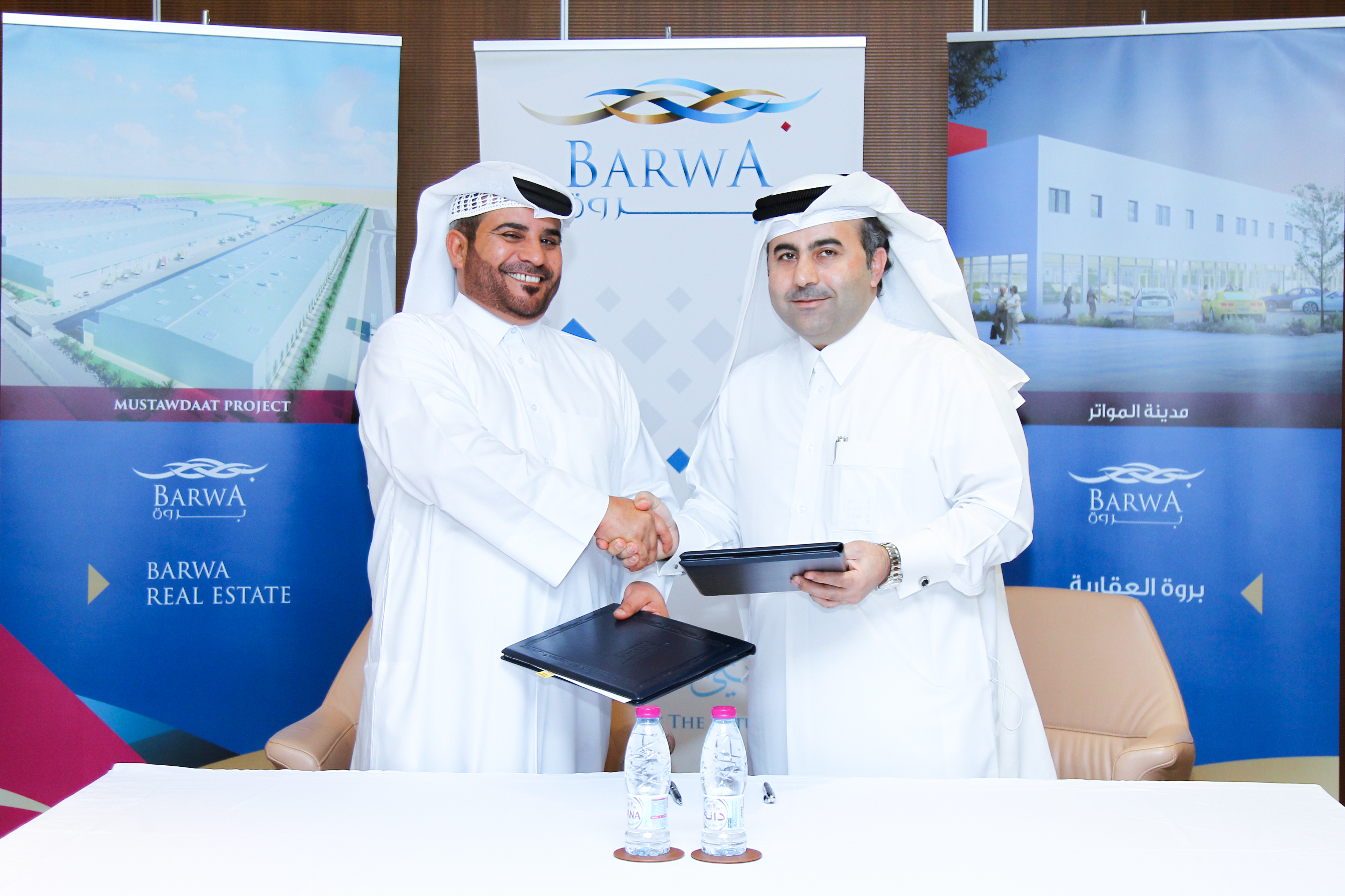 Barwa signs the construction contract for phase two of Madinat AlMawater