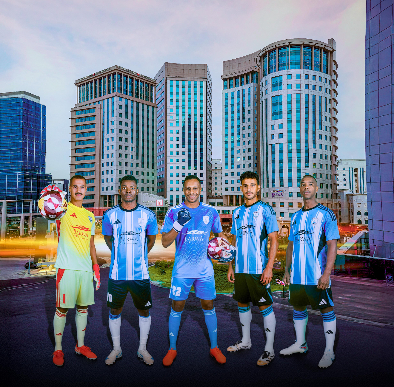 Barwa Real Estate is the official sponsor of Al-Wakrah Club.